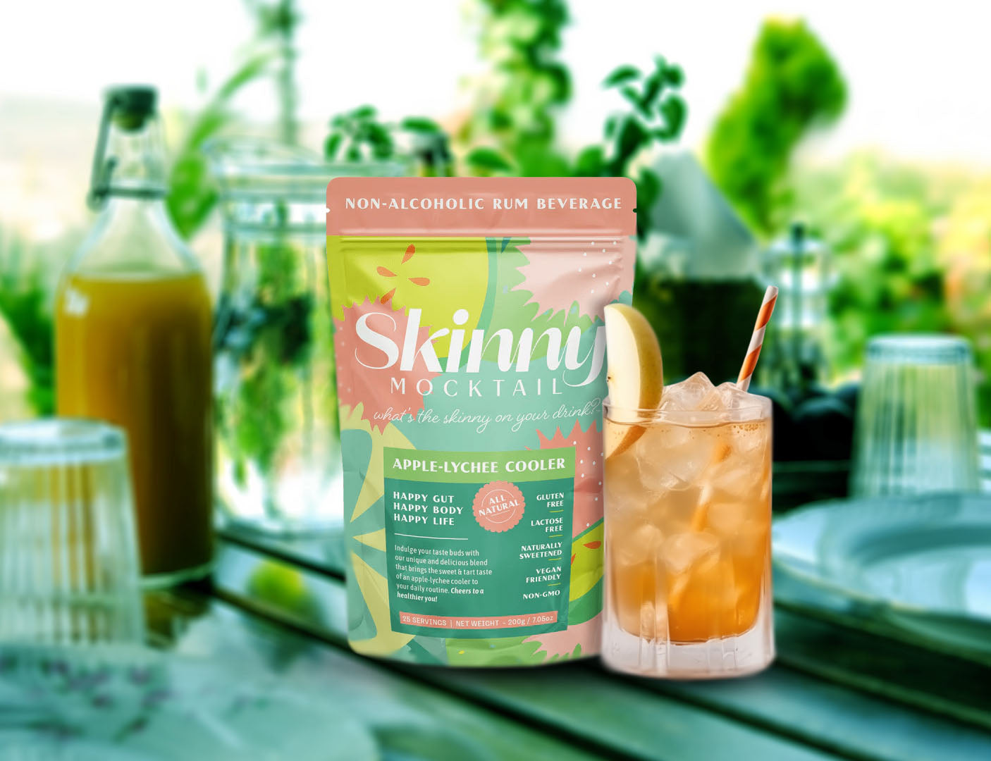 The Apple-Lychee Refresher Mocktail to Boost Weight Loss – Skinny Mocktail