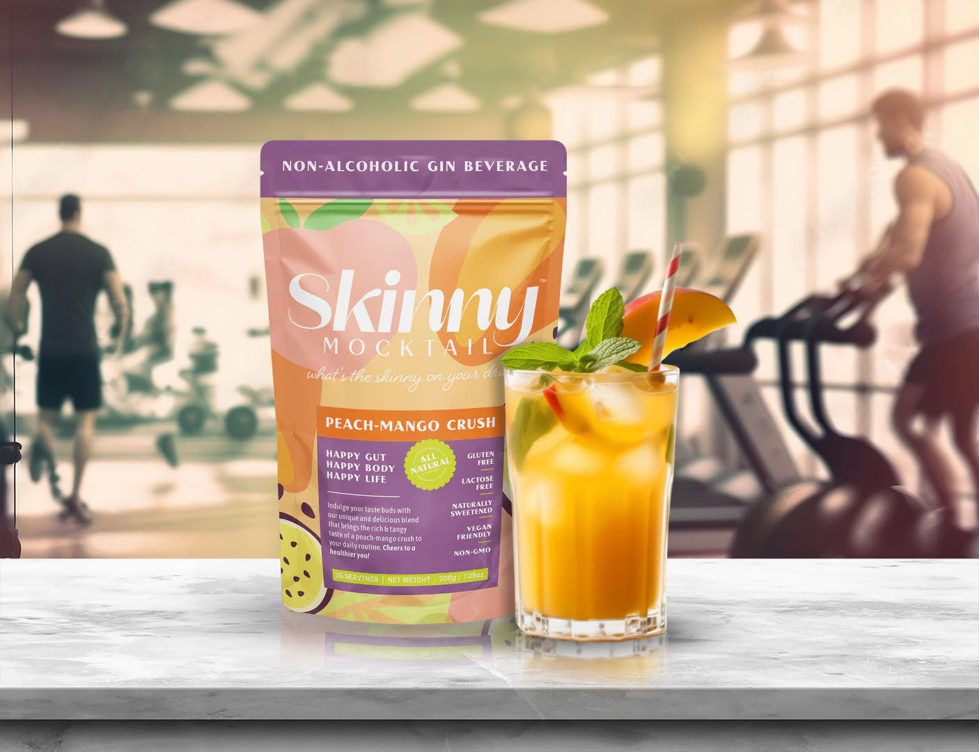 The Peach-Mango Sunrise Mocktail Taht Is Rich in Vitamins – Skinny Mocktail